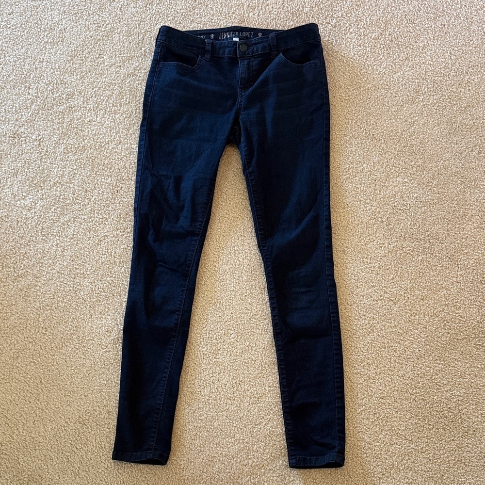 Jennifer Lopez Navy Skinny Jeans Size 4